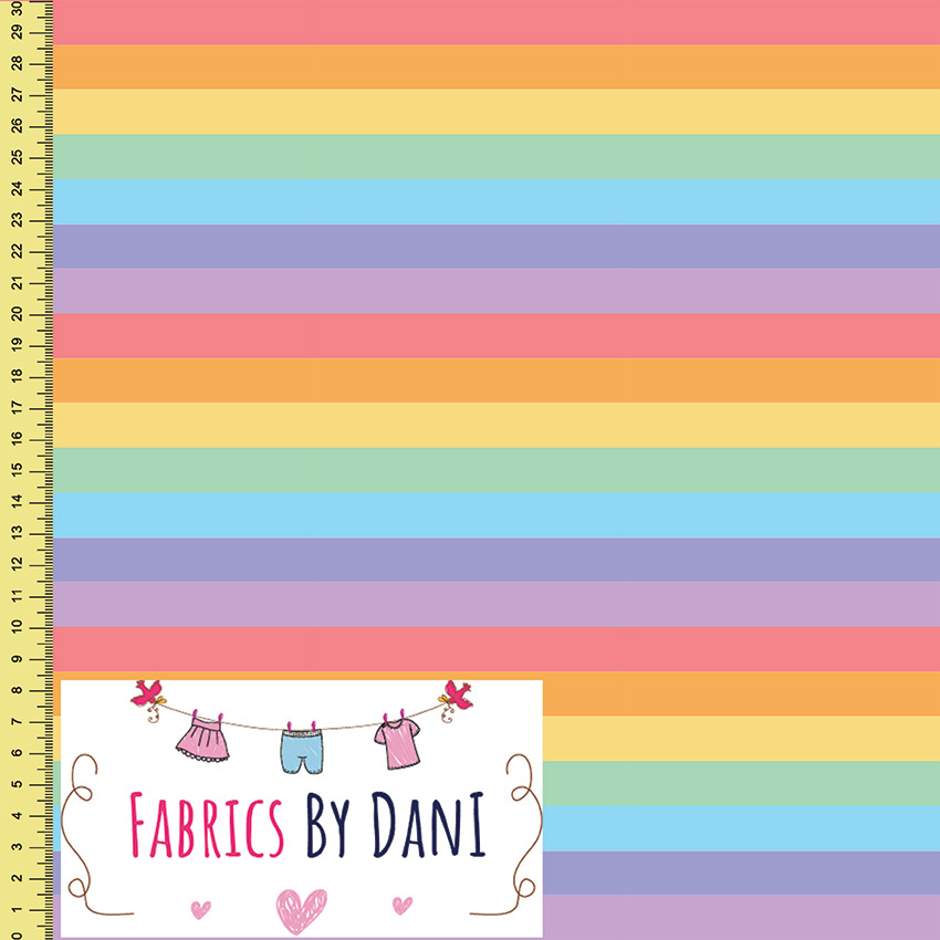 Pastel Rainbow Stripes