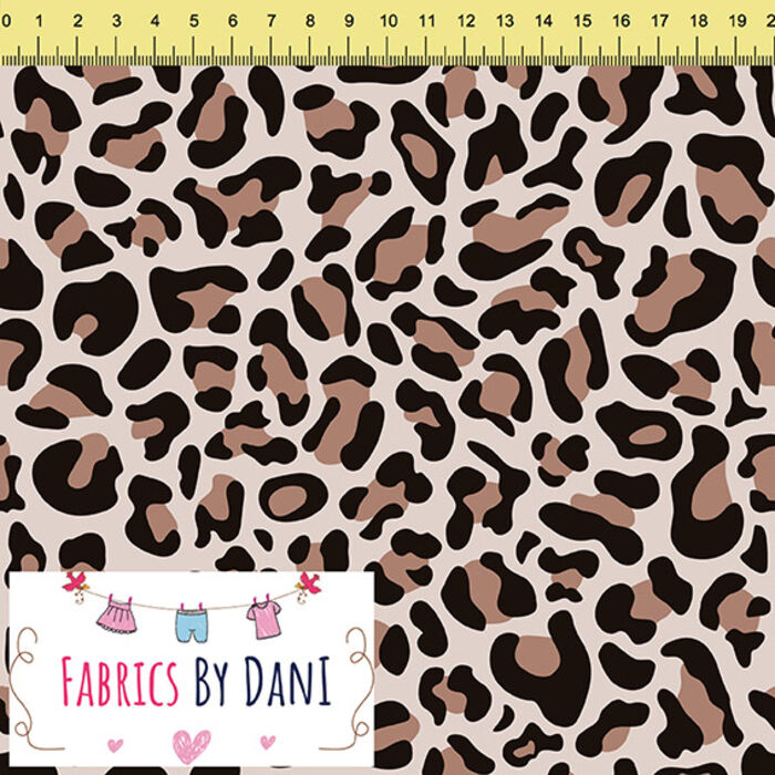 Beige Leopard Print