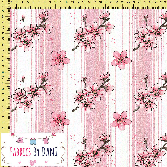 Cherry Blossom Stripes