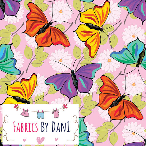 Butterflies Fabric