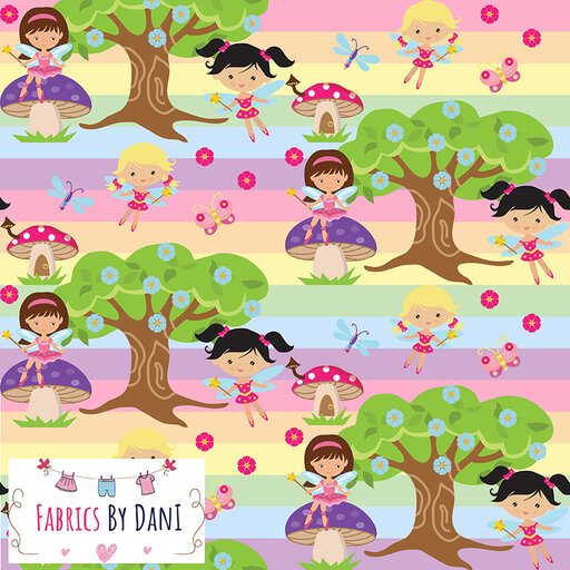 Forest Fairies Fabric