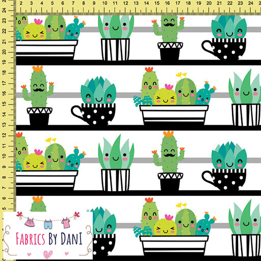 Happy Cactii Fabric