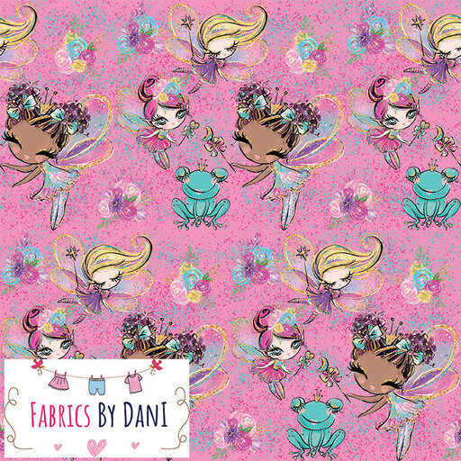 The Fairy and The Frog Fabric