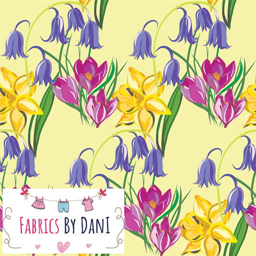 Spring Flowers Fabric