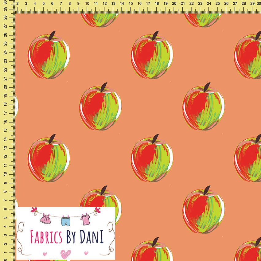 Halloween Apples Fabric