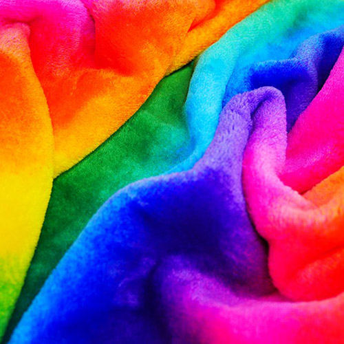 Rainbow Cuddle Fleece