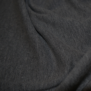 Dark Grey Cotton Lycra Jersey Fabric