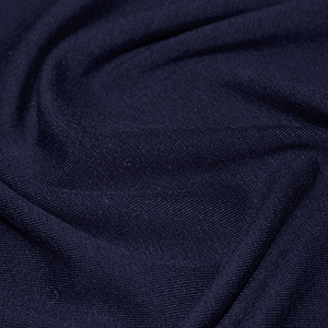 Navy Blue Cotton Lycra Jersey Fabric