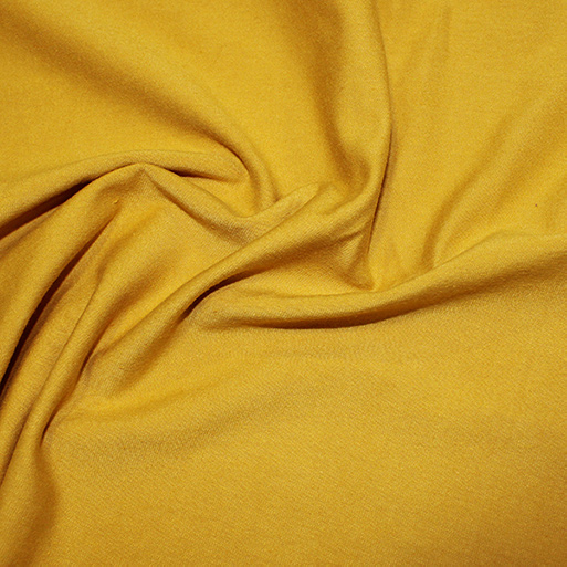 Ochre Cotton Lycra Jersey Fabric