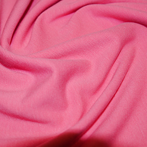 Pink Cotton Lycra Jersey Fabric