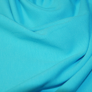 Turquoise Cotton Lycra Jersey Fabric