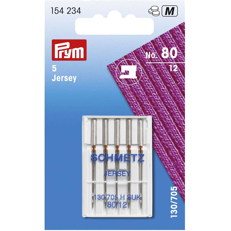 Prym Schmetz Jersey Sewing Machine Needles 80/12